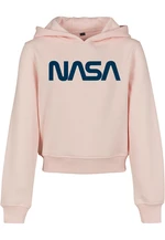 Baby NASA Cropped Hoody Pink