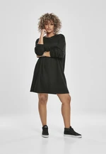 Women's Modal Terry Crew Dress Black