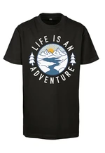 Kids Life Is An Adventure Tee Black