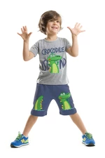 Denokids Crocodile Island Shorts Set