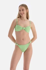 Dagi Green Strapless Bikini Top