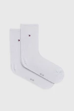 Ponožky Tommy Hilfiger dámske, šedá farba, 701227444