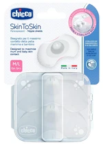 CHICCO Chránič bradavek SkinToSkin silikon M / L 2 ks