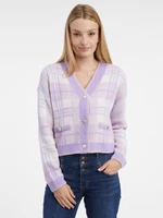 Orsay Light Purple Women's Check Cardigan - Women's