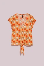 WOMEN'S SHIRT L-KO-4052 PEACH