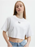 Biely dámsky crop top Puma Dare To