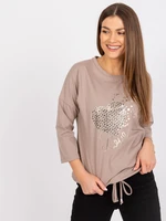 Blouse-RV-BZ-7545.42P-dark beige