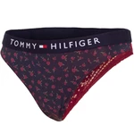 Tommy Hilfiger Woman's Thong Brief UW0UW038670KR Black/Maroon