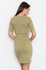 Figl Woman's Dress M446 Olive