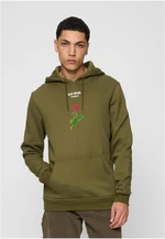 Lost Youth Rose Hoody olivová