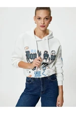 Koton 4wal10713ik Women's Sweatshirt Ecr