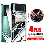 4PCS Soft Front Back Hydrogel Film for Redmi K60 K60E Pro Protective Screen Protectors Gel Redmy K 60 60E Radmi Water Gel Safty