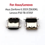 2pcs New USB Charging Dock Port Connector for Asus Zenfone 6 2019 ZS630KL Lenovo P10 TB-X705F