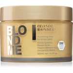 Schwarzkopf Professional Blondme Blonde Wonders vyživující maska pro hladké a zářivé vlasy 450 ml