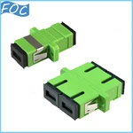 50Pcs Free Shipping SC/APC FTTH Coupler SM Singlemode Simplex Duplex APC Fiber Optic Adapter