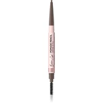 Eveline Cosmetics Brow & Go! voděodolná tužka na obočí s kartáčkem 2 v 1 odstín Taupe 4 g