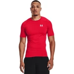 Pánské kompresní triko Under Armour HG Armour Comp SS - červené