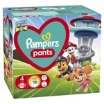 PAMPERS Baby dry edícia Paw Patrol veľ. 4 plienkové nohavičky 9-15 kg 72 ks