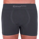 Męskie bokserki Gino Bamboo Seamless Grey (54004)