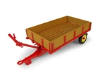 Massey Ferguson 3Ton Tipping Bed with Drop Sides Trailer 1/32 Diecast Model by Universal Hobbies