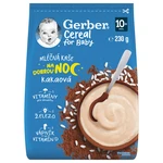 GERBER Kaša mliečna cereal kakaová Dobrú noc 230 g