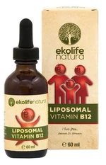 EKOLIFE NATURA Lipozomální vitamín B12 60 ml