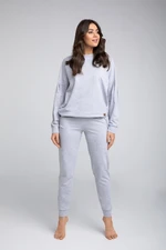 Parma women's set, long sleeves, long trousers - melange