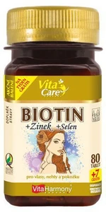 VITAHARMONY Biotin 300 µg + Selen + Zinek 87 tablet