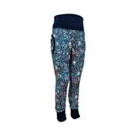 Girls' sweatpants MIA - tm. blue - flowers