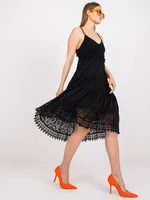 Dress black Och Bella BI-82345.black