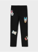 Black Girly Patterned Leggings Name It Jerassa Minnie - Girls