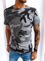 Men's dark grey camo T-shirt Dstreet