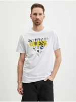 White Men's T-Shirt Guess Blurri - Men