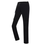 Women's outdoor pants with detachable legs ALPINE PRO NESCA black