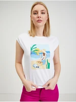 White Women's T-Shirt ORSAY - Women