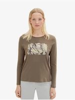 Khaki Women T-Shirt Tom Tailor - Women