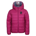 Kids double-sided jacket hi-therm ALPINE PRO MICHRO fuchsia red variant PA