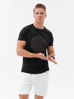 Ombre Men's printed cotton t-shirt