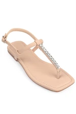 Capone Outfitters Sandals - Beige - Flat