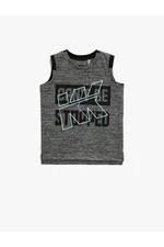 Koton Printed Singlets Crew Neck