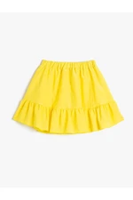 Koton Layered Skirt with Frills, Elastic Waist