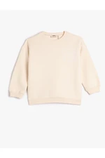 Koton Basic Sweatshirt with Shark Firm Crew Neck