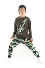 Mushi Camouflage Guitar Boys T-shirt Pants Set