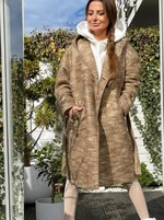 Coat brown By o la la cxp0968. R41