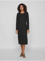 VILA Armerone Black Ladies Midishdress - Ladies