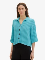 Women's turquoise sweater Tom Tailor