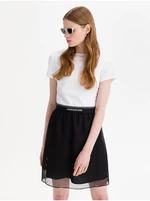 White and black women's dress Milano Calvin Klein Jeans
