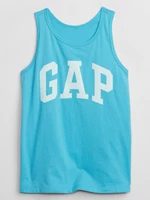 Turquoise children's tank top with GAP logo
