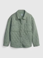 GAP Kids Quilted Shirt Jacket - Girls