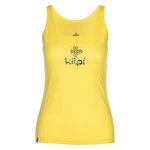 Women's functional tank top KILPI GOBI-W yellow